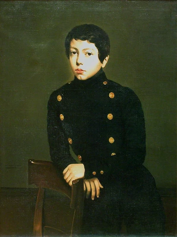 Ritratto di Ernest Chassériau (1823 - 1870), fratello dell'artista, allora allievo della Scuola navale di Brest, 1835, Musée du Louvre, Parigi
